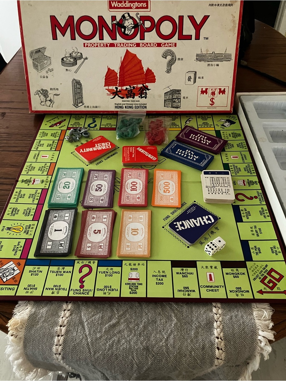 Monopoly Hong Kong Edition Board Game – Waddingtons, Green